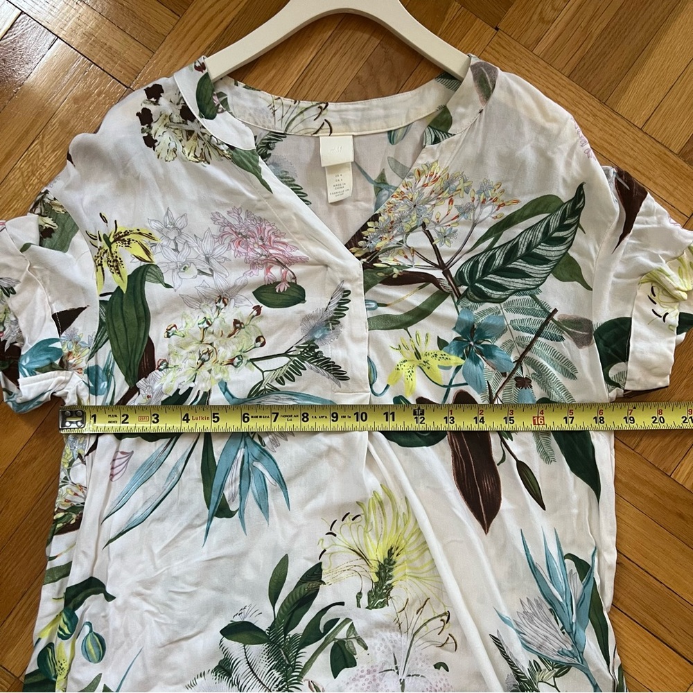 H&M Tunic Shirt Dress Size 4 - Picture 8 of 9